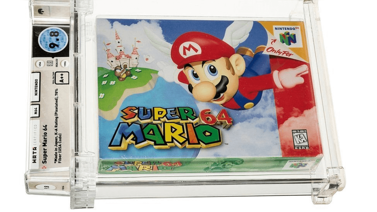 Jeu vidéo : Une cartouche de Super Mario 64 vendue à 1,56 million...